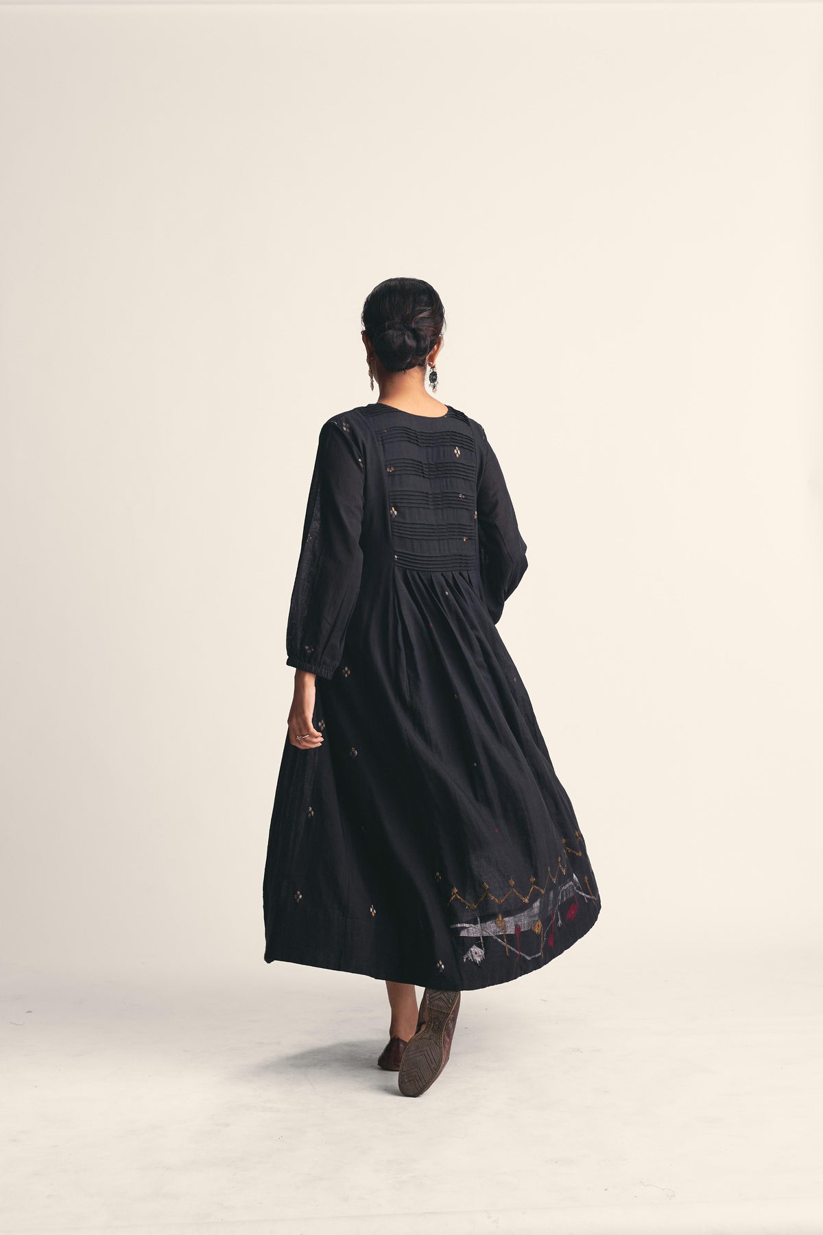 Noirit Jamdani Border Dress
