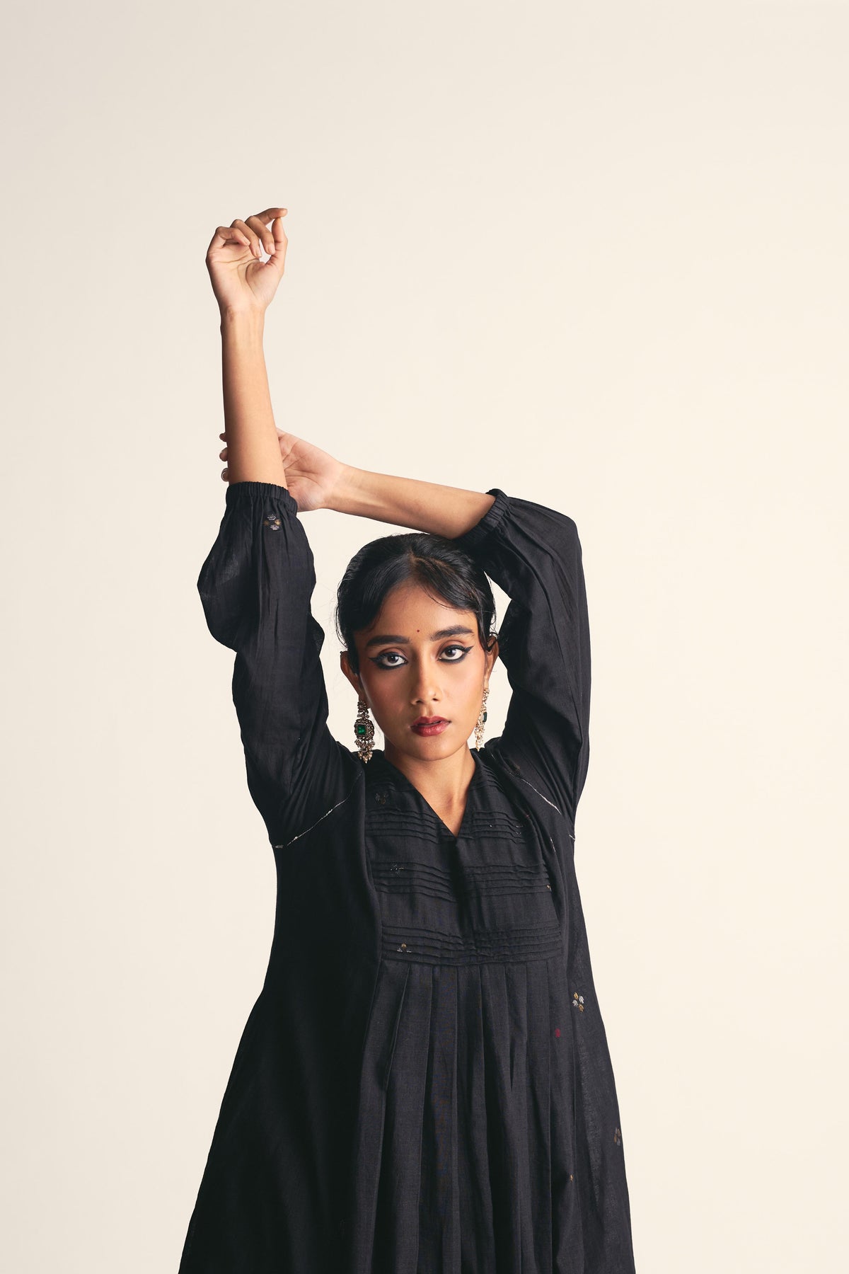 Noirit Jamdani Border Dress